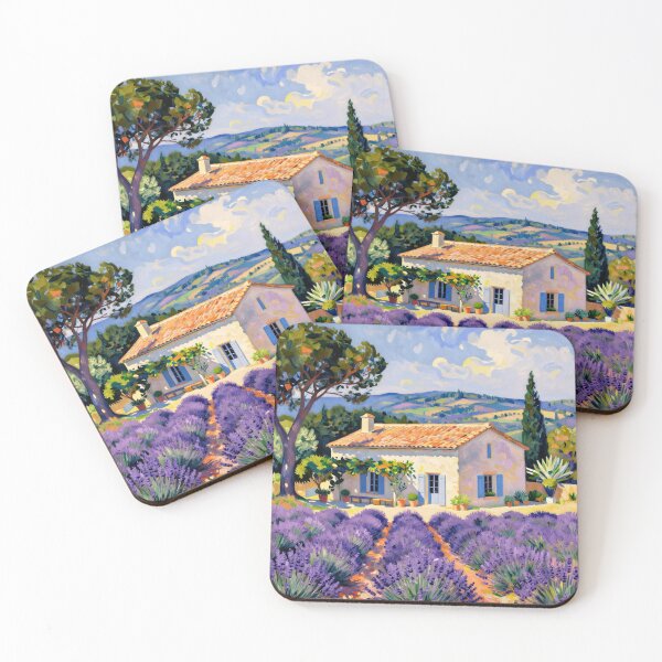 Item preview, Lavender Field Next To A Countryside House designed and sold by ByNicoleSara.
