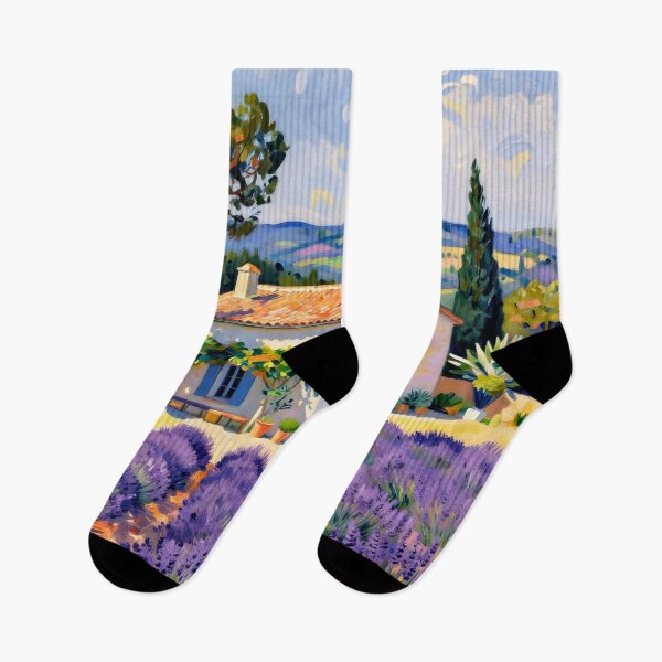 Item preview, Lavender Field Next To A Countryside House designed and sold by ByNicoleSara.