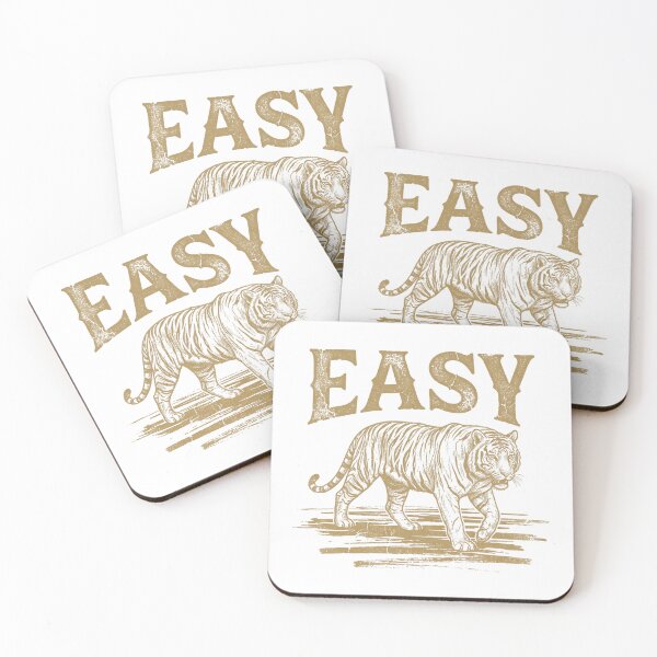 Item preview, Vintage Tiger Art Print - Easy Retro Animal Wall Decor and Minimalist designed and sold by raedattia.