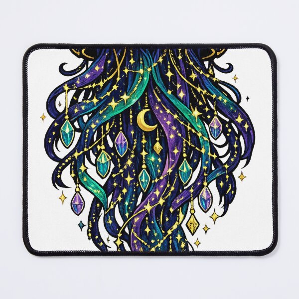 Item preview, Celestial Zodiac Jellyfish | Cosmic Astrology Ocean Art | Mystical Marine Fantasy designed and sold by irfanshikh.