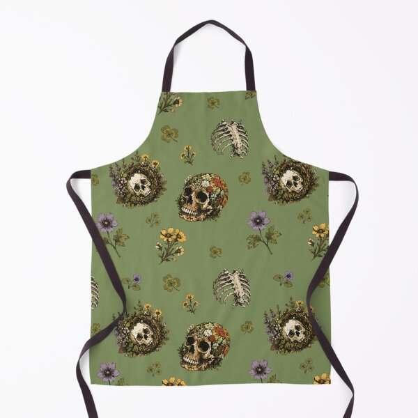 Item preview, Forestcore Skull Botanical Seamless Pattern with Wildflowers 5 designed and sold by SimplePoDesign.
