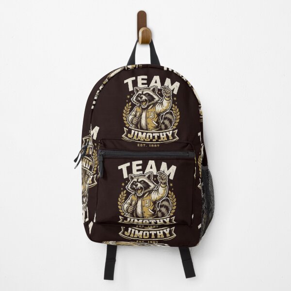 Item preview, Team Jimothy Funny Raccoon Vintage Varsity Mascot designed and sold by Malaryk.