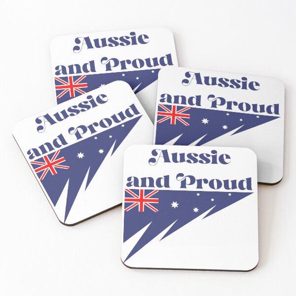 Item preview, Aussie and Proud Flag designed and sold by Dimensionality.