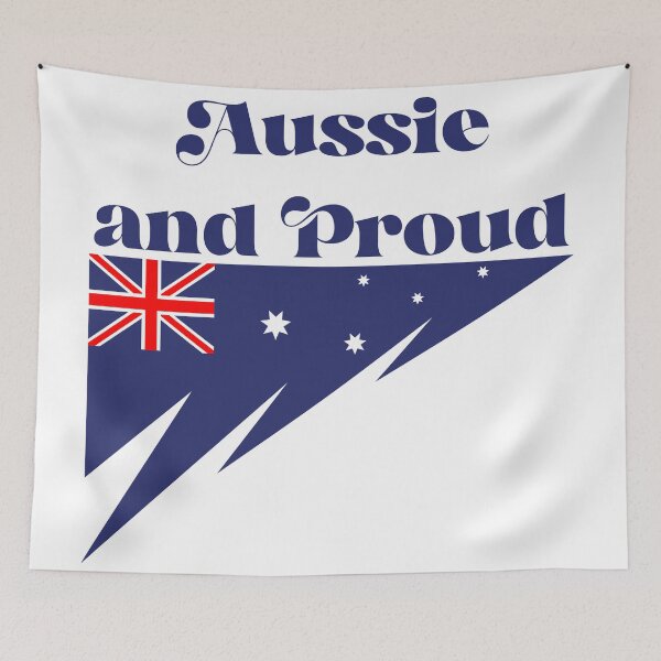 Item preview, Aussie and Proud Flag designed and sold by Dimensionality.