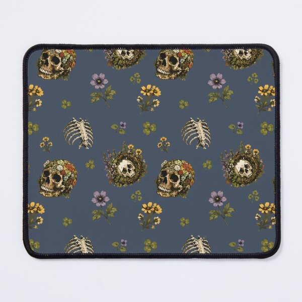 Item preview, Forestcore Skull Botanical Seamless Pattern with Wildflowers 6 designed and sold by SimplePoDesign.