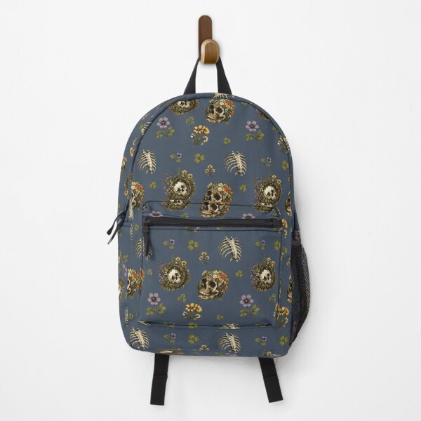 Item preview, Forestcore Skull Botanical Seamless Pattern with Wildflowers 6 designed and sold by SimplePoDesign.
