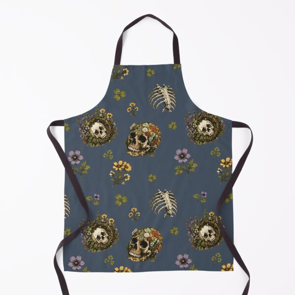 Item preview, Forestcore Skull Botanical Seamless Pattern with Wildflowers 6 designed and sold by SimplePoDesign.