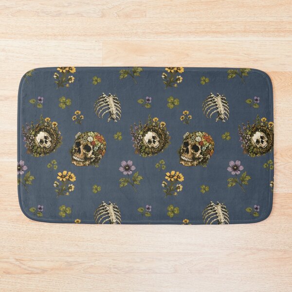 Item preview, Forestcore Skull Botanical Seamless Pattern with Wildflowers 6 designed and sold by SimplePoDesign.