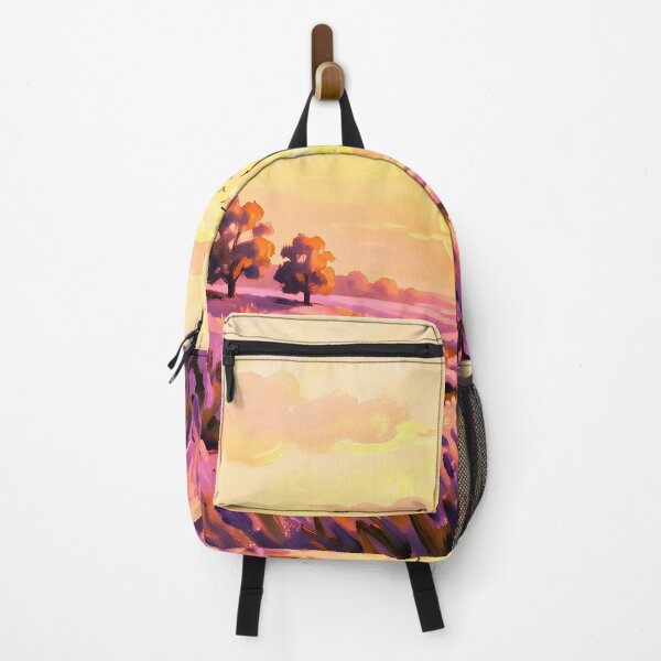 Item preview, Lavender Field At Sunset In Watercolor designed and sold by ByNicoleSara.
