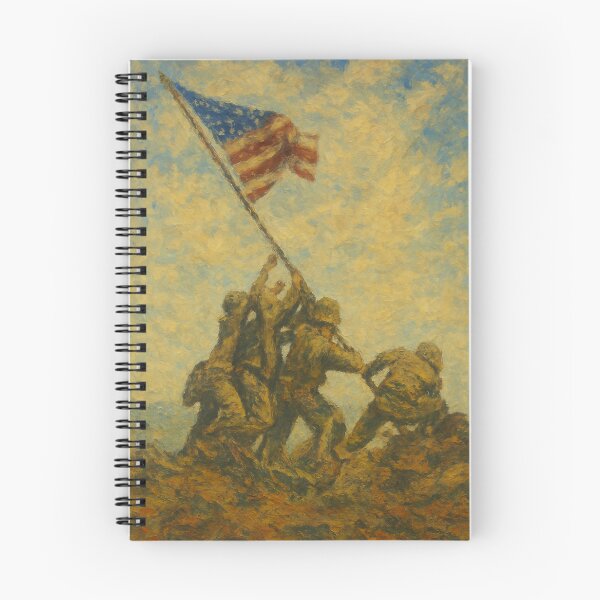 Item preview, Iwo Jima Flag Raising Painting designed and sold by Design Atlas.