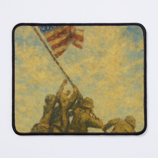 Item preview, Iwo Jima Flag Raising Painting designed and sold by Design Atlas.