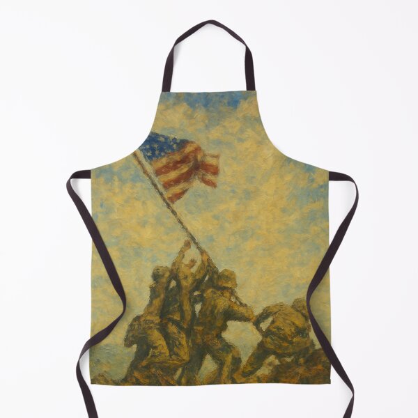 Item preview, Iwo Jima Flag Raising Painting designed and sold by Design Atlas.