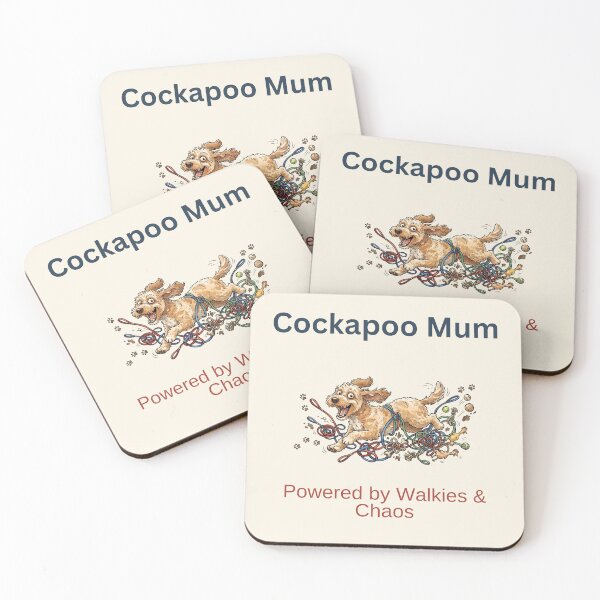 Item preview, Funny Cockapoo Mum Chaos Edition Gift – Powered by Walkies & Chaos designed and sold by BritPetBoutique.