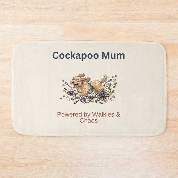 Item preview, Funny Cockapoo Mum Chaos Edition Gift – Powered by Walkies & Chaos designed and sold by BritPetBoutique.