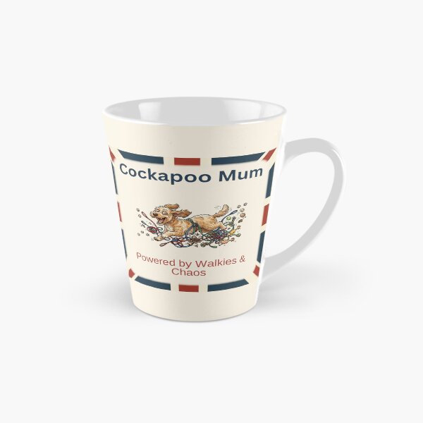 Artikelvorschau, Cockapoo-Mama Chaos Edition – Lustiges Geschenk für britische Hundebesitzer – präsentiert von Walkies & Chaos entworfen und verkauft von BritPetBoutique.