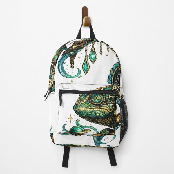 Item preview, Cosmic Zodiac Chameleon | Celestial Astrology Lizard | Mystical Galaxy Fantasy Art designed and sold by irfanshikh.