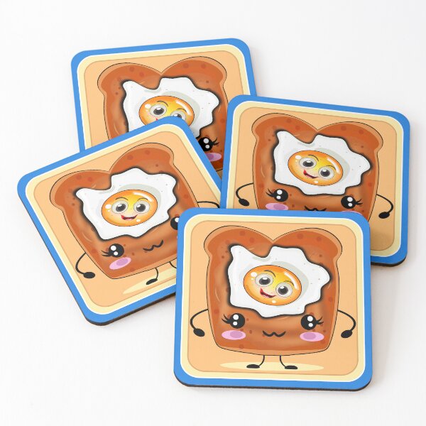 Item preview, Fried egg toast designed and sold by minimalartstory.