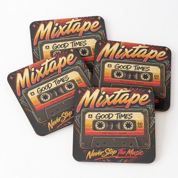Item preview, retro mixtape shirt designed and sold by PrintYourStyle.
