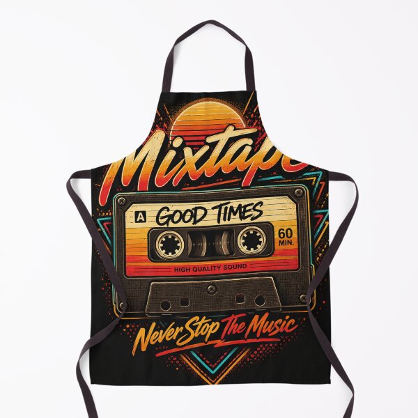 Item preview, retro mixtape shirt designed and sold by PrintYourStyle.