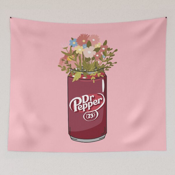 Item preview, Dr. Pepper. Red Soda With Flowers. designed and sold by CoCoArt-Ua.