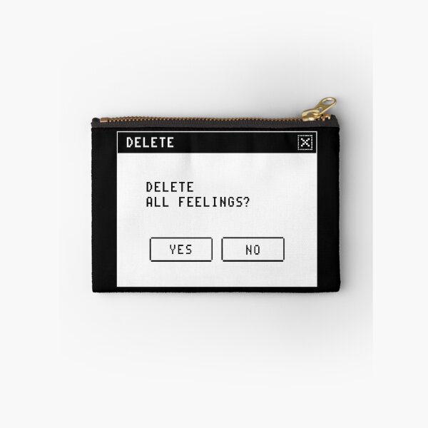 Item preview, Delete All Feelings Window Error Popup designed and sold by HexRelic.
