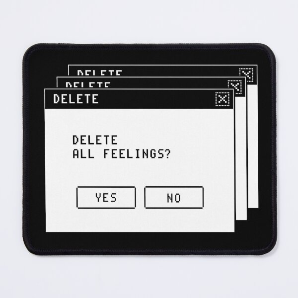 Item preview, Delete All Feelings Window Error Popup designed and sold by HexRelic.