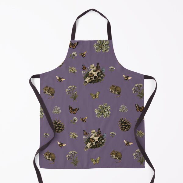 Item preview, Forestcore Woodland Skull Seamless Pattern with Bees and Butterflies 1 designed and sold by SimplePoDesign.