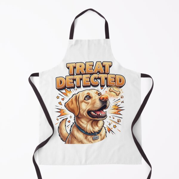 Item preview, Funny Dog Treat Detected Labrador Art designed and sold by pradeepvisuals.