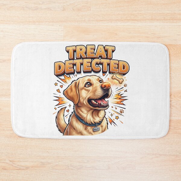 Item preview, Funny Dog Treat Detected Labrador Art designed and sold by pradeepvisuals.