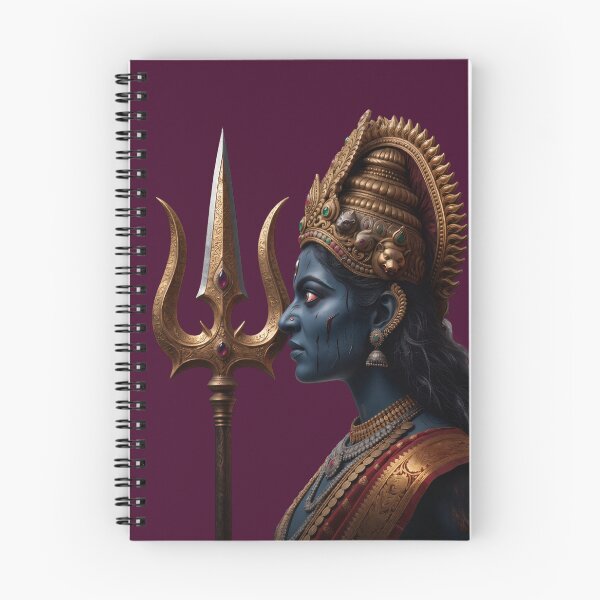 Item preview, Goddess Kali Fierce Trishul Art designed and sold by canvahub.