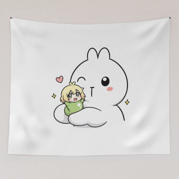 Item preview, Cute Bunny & Chibi Sticker – Kawaii Anime Aesthetic designed and sold by MeowLoka ⭐⭐⭐⭐.