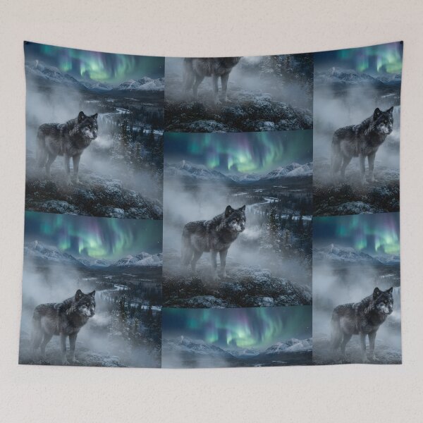 Item preview, The Tundra Basin Wolf designed and sold by tobyheward.
