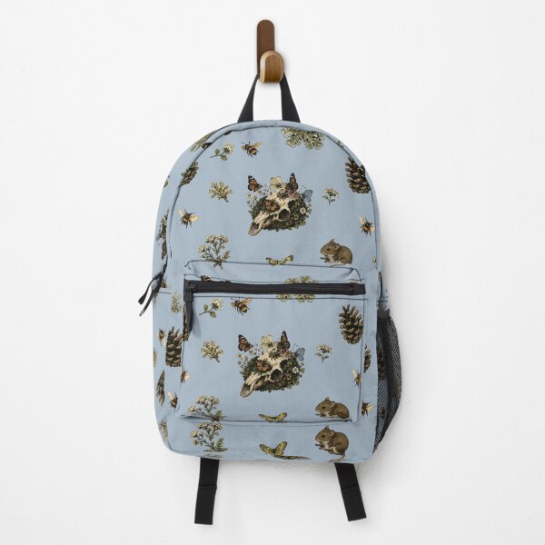 Item preview, Forestcore Woodland Skull Seamless Pattern with Bees and Butterflies 3 designed and sold by SimplePoDesign.