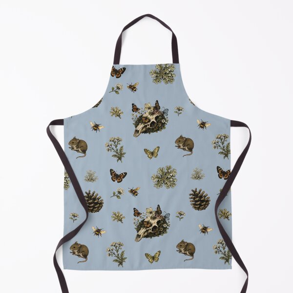 Item preview, Forestcore Woodland Skull Seamless Pattern with Bees and Butterflies 3 designed and sold by SimplePoDesign.