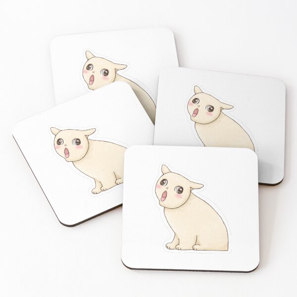 Item preview, Coughing Cat Meme - Funny Cute Cat Coughing  designed and sold by Neurospicy Trolls.