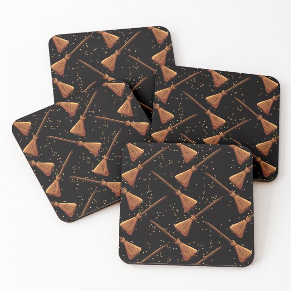 Item preview, Magic Flying broomsticks, wizards, witches Halloween designed and sold by OhNoNotAgain42.