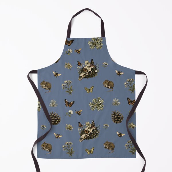 Item preview, Forestcore Woodland Skull Seamless Pattern with Bees and Butterflies 4 designed and sold by SimplePoDesign.
