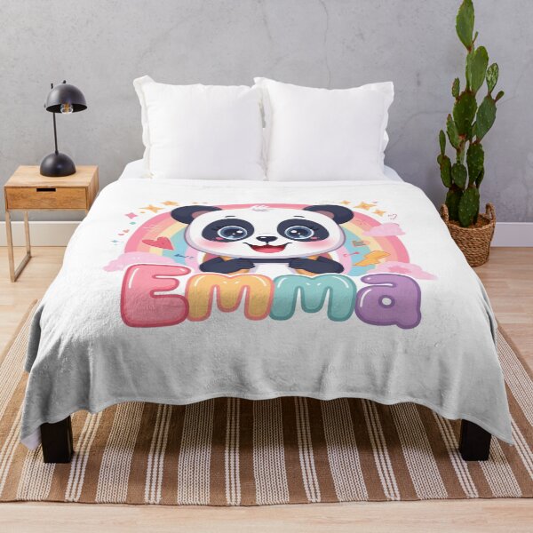 Item preview, Emma Cute Panda Personalized Girls Back To School designed and sold by EchoPrint Co..