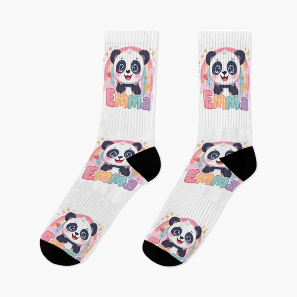 Item preview, Emma Cute Panda Personalized Girls Back To School designed and sold by EchoPrint Co..