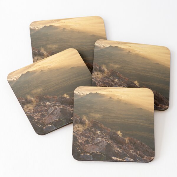 Item preview, Teno mountains and Teide's fumaroles at sunset designed and sold by Imagerisium.