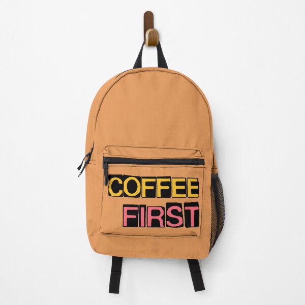 Item preview, Coffee First | Typographic T-Shirt for Coffee Lovers designed and sold by AstronautMerch.