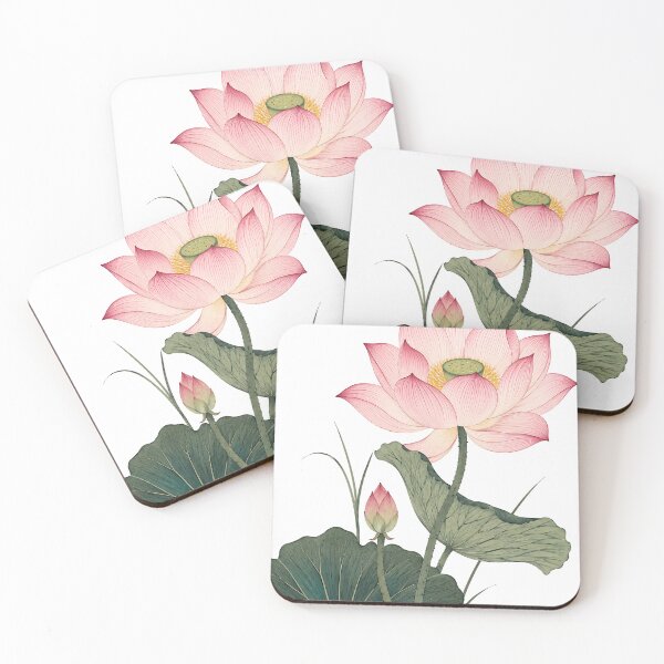 Item preview, Pink Lotus Blossom | Traditional Asian Botanical Illustration designed and sold by AlaisMathieu.
