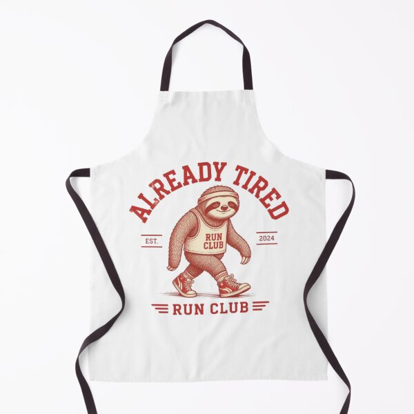 Item preview, Already Tired Run Club Sloth Vintage Retro designed and sold by ByKayaPrints.