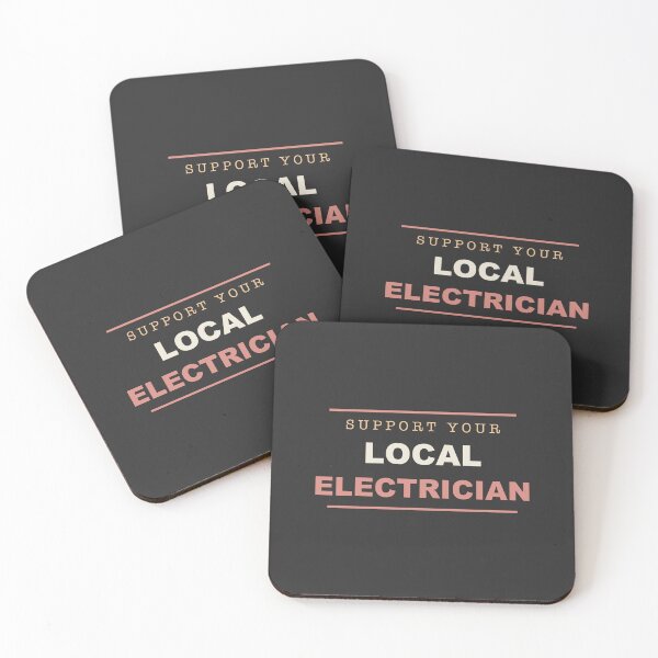 Item preview, Support Your Local Electrician - Electrician designed and sold by RetroThreadWorks.
