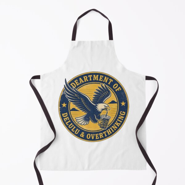 Item preview, Department of Delulu & Overthinking Eagle Iced Coffee designed and sold by ByKayaPrints.
