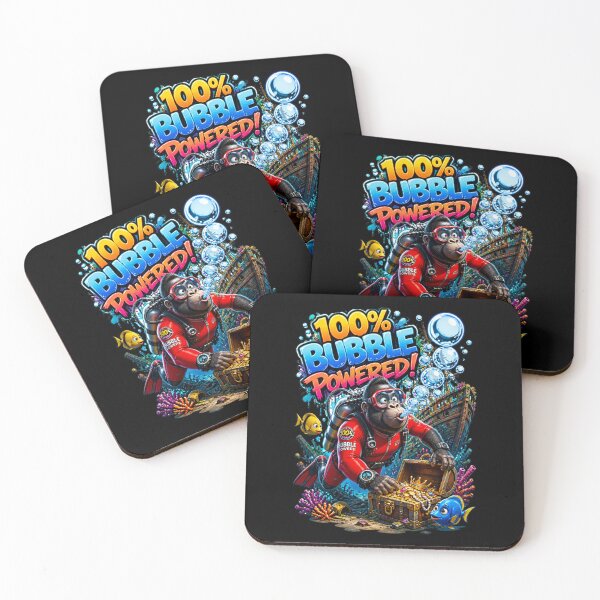 Item preview, Funny Cartoon Gorilla Scuba Diver designed and sold by FunToonGallery.