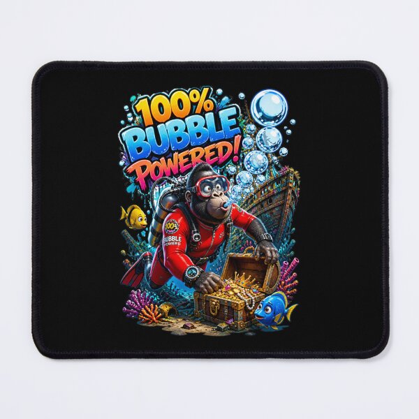 Item preview, Funny Cartoon Gorilla Scuba Diver designed and sold by FunToonGallery.