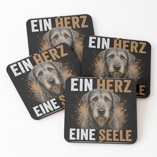 Item preview, Irish Wolfhound – One Heart, One Soul | Gentle Giant Dog designed and sold by ShirtGuyBlue.