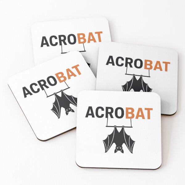 Item preview, Bat Acrobat Funny Animal Pun designed and sold by NicramR.