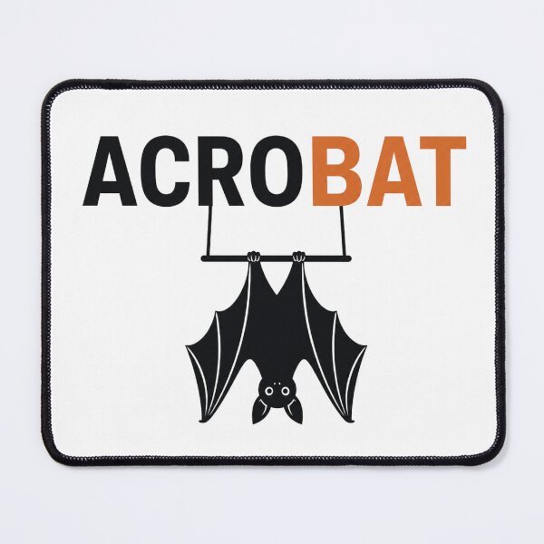 Item preview, Bat Acrobat Funny Animal Pun designed and sold by NicramR.